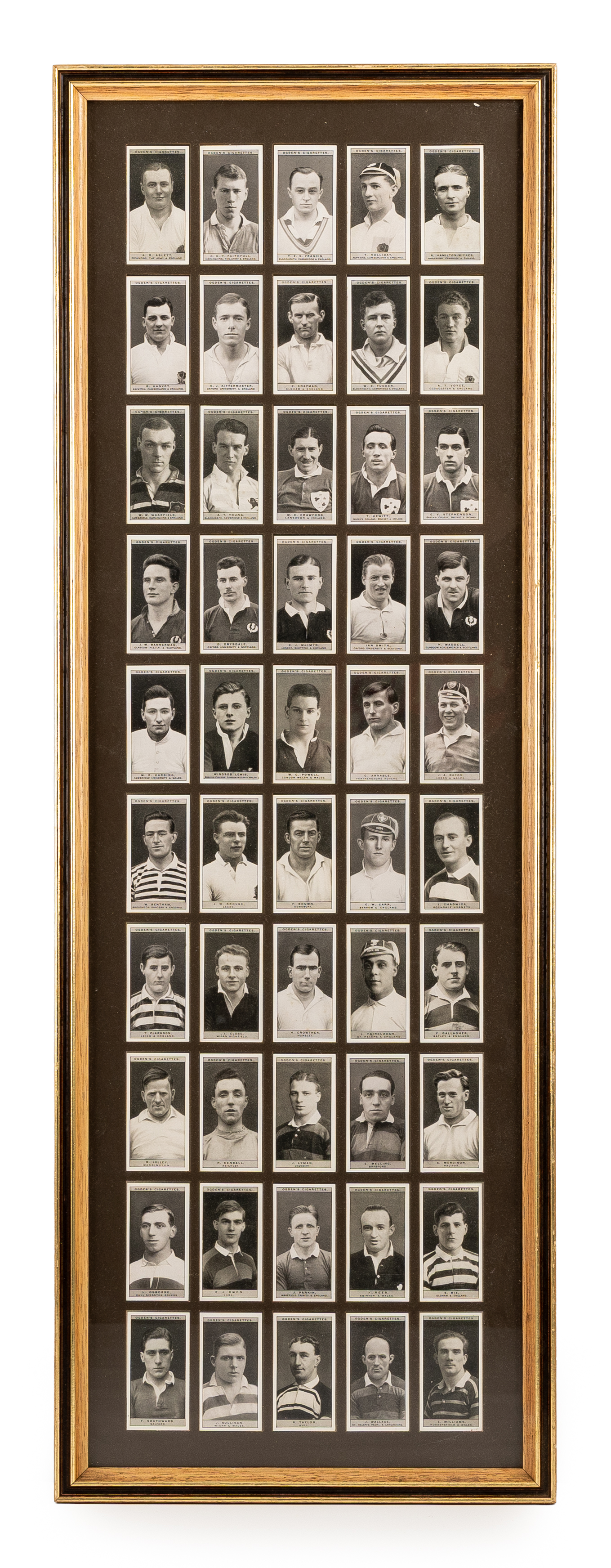 Great Britain, Ogden's Cigarette Cards - Famous Rugby Players, 1930s