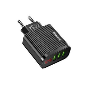 Impressions-3.1A Triple USB Port Quick Charge Adapter For Home + Travel |DEFECTIVE