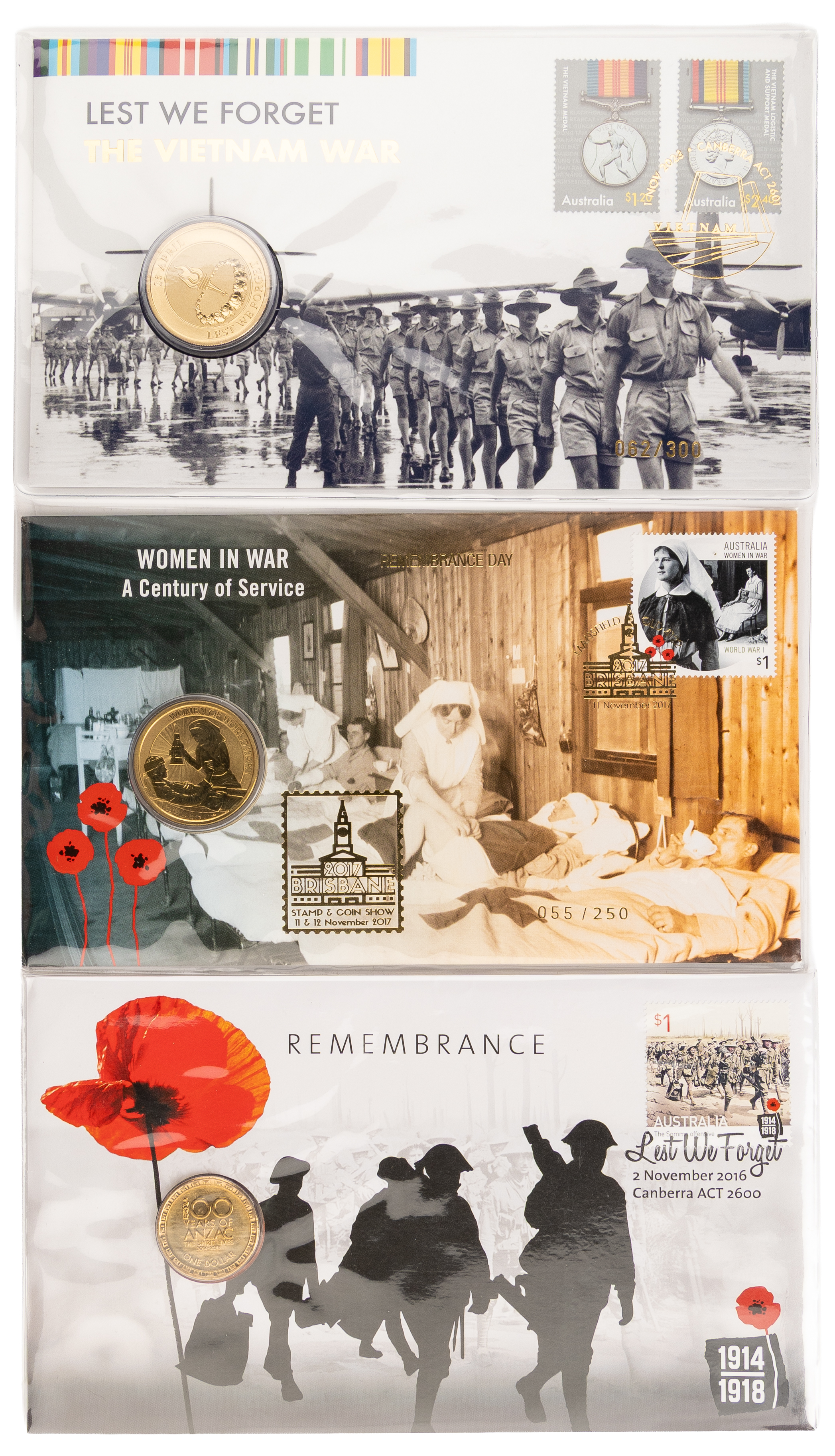 181 · Remembrance & Lest We Forget, One Dollar, 2016 - 2023,  UNC