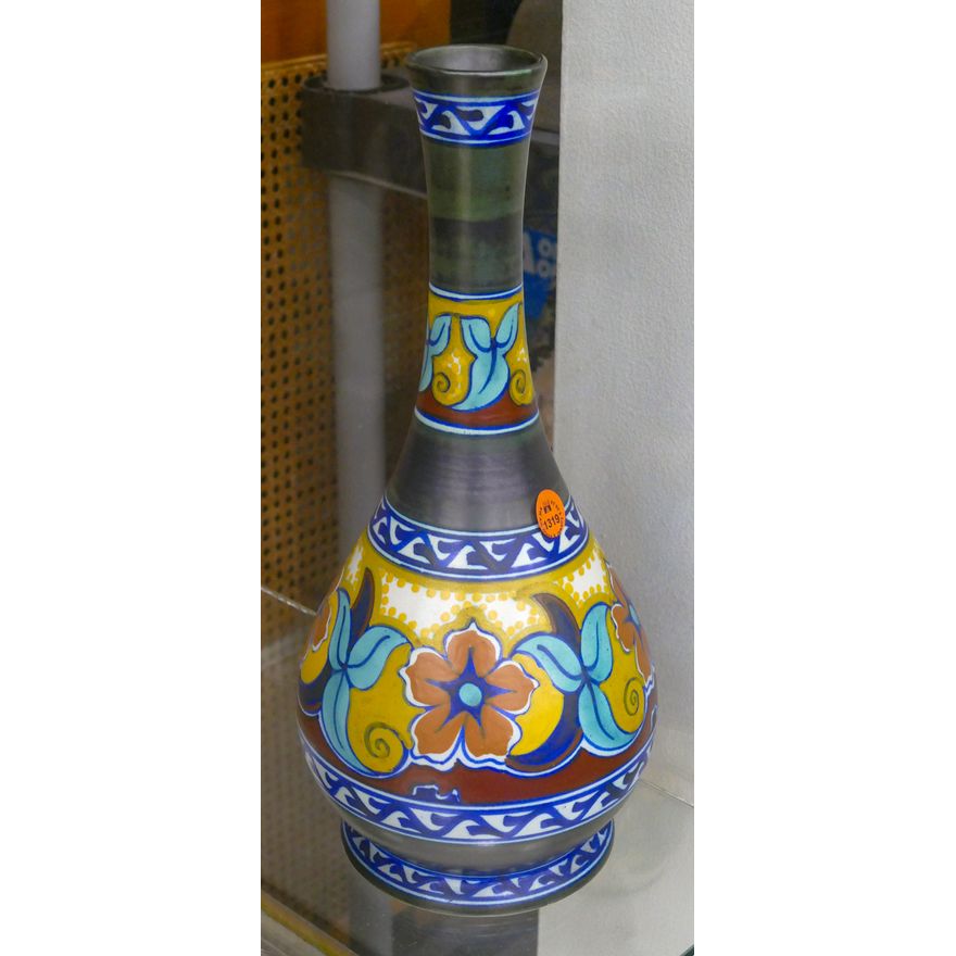 Zomer Gouda Holland Tall Bottle Vase 13.5''