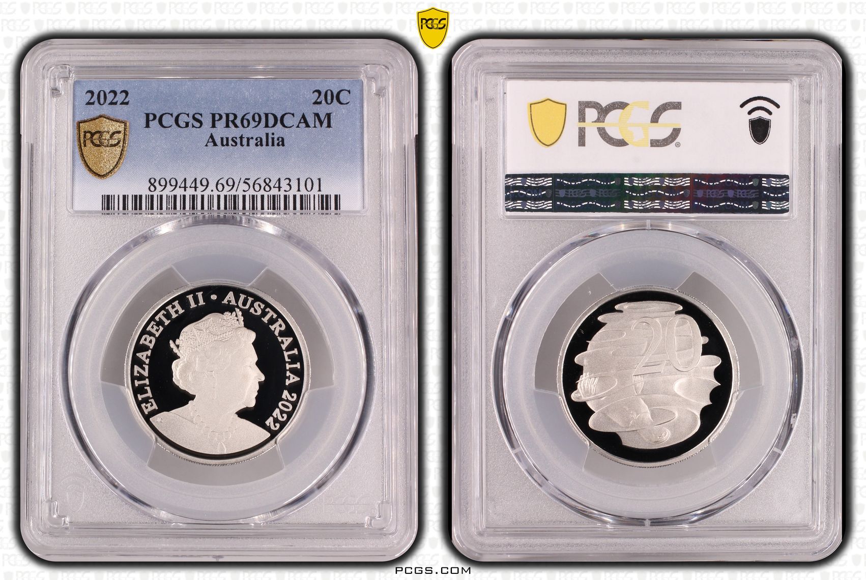 Twenty Cent, 2022, PR69DCAM