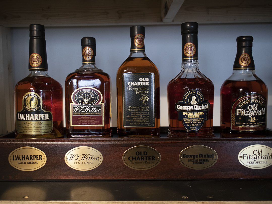 Bourbon Heritage Complete Set (5 Bottles With Commemorative Stand ...