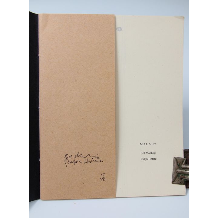 MANHIRE, BILL [poem], HOTERE, RALPH [illustrations] - Malady