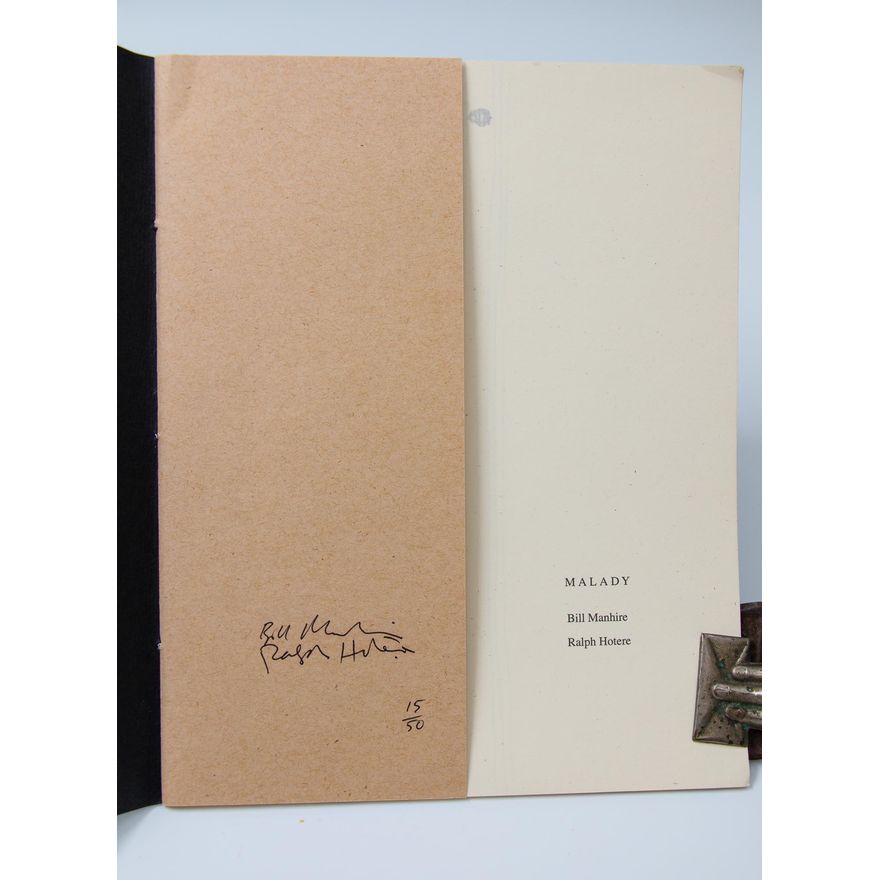 MANHIRE, BILL [poem], HOTERE, RALPH [illustrations] - Malady