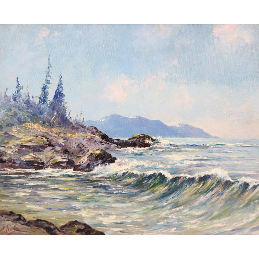 Jules Dahlager ''Alaska, Near Ketchikan'' Oil