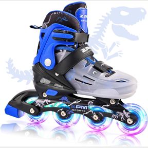 SMALL - LITTLE KID 2PM SPORTS INLINE SKATES FOR KIDS GIRLS BOYS AGES 5-8 8-12 3-5 4-6 6-12 WITH LIGHT UP WHEELS, ADJUSTABLE KIDS R