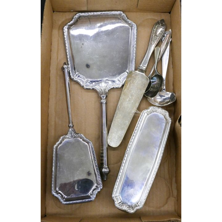 Box Sterling Dresser Set etc.