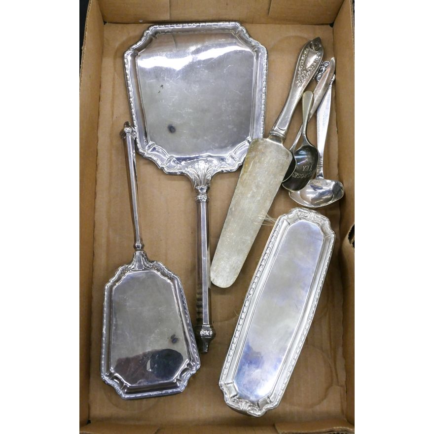 Box Sterling Dresser Set etc.