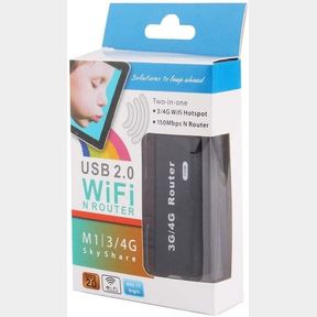 WIRELESS ROUTER,NETWORK ROUTER MINI PORTABLE 3G/4G WIRELESSN USB WIFI HOTSPOT ROUTER AP 150MBPS WLAN LAN RJ45