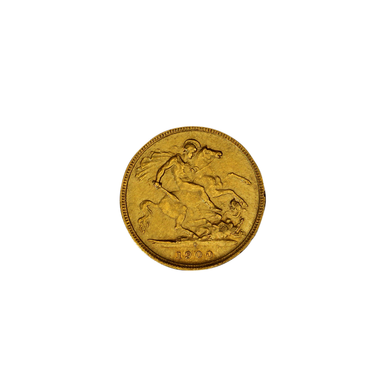 1207. · Victoria, Half Sovereign, 1900, aEF