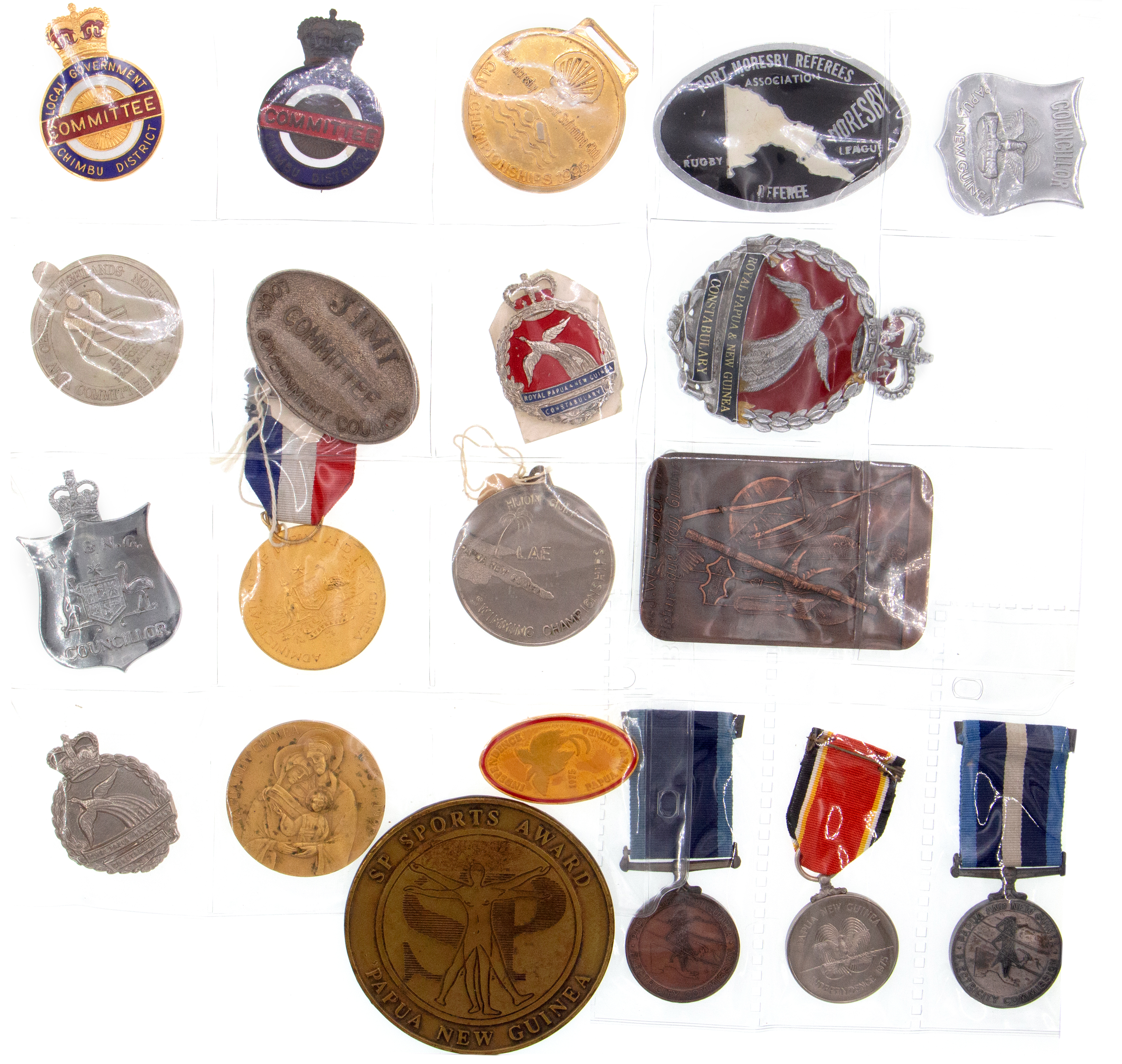 Papua New Guinea, Badges & Medals F - EF