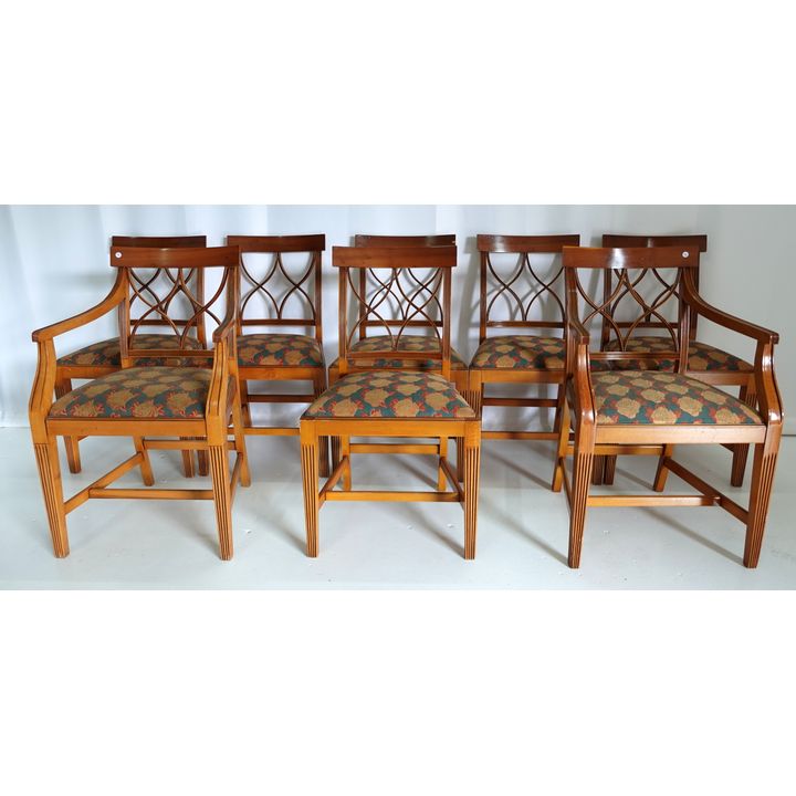 SET OF 8 DINING CHAIRS