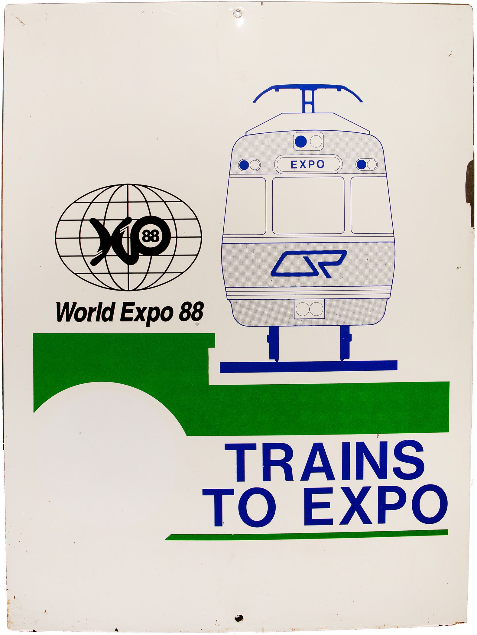 Expo 88 Train Signage, 1988,