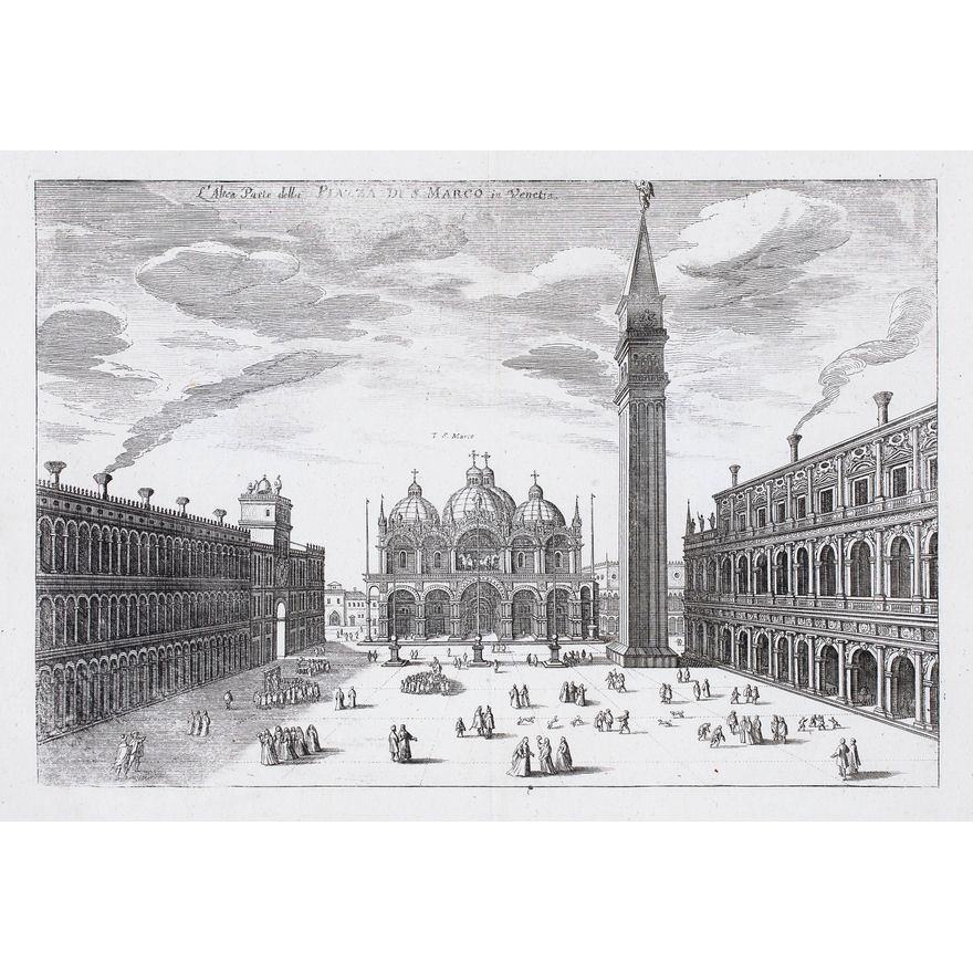 Matthäus Merian | L’altea Parte della Piazza di S. Marco in Venezia