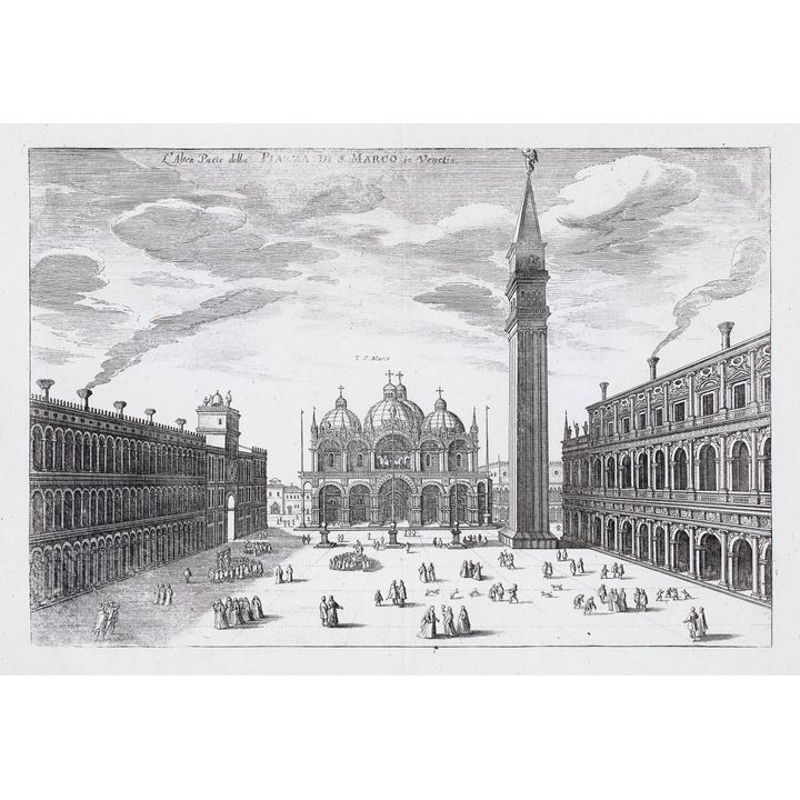 Matthäus Merian | L’altea Parte della Piazza di S. Marco in Venezia