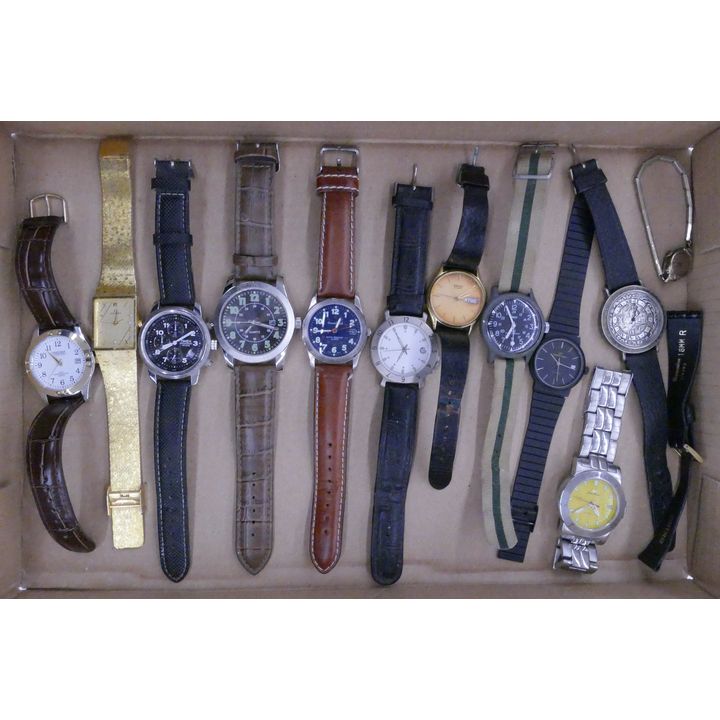 11pc Mens Wrist Watches- Some Vintage