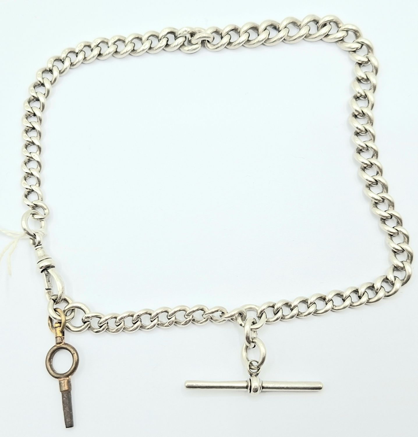 199 · ENGLISH STERLING SILVER FOB CHAIN