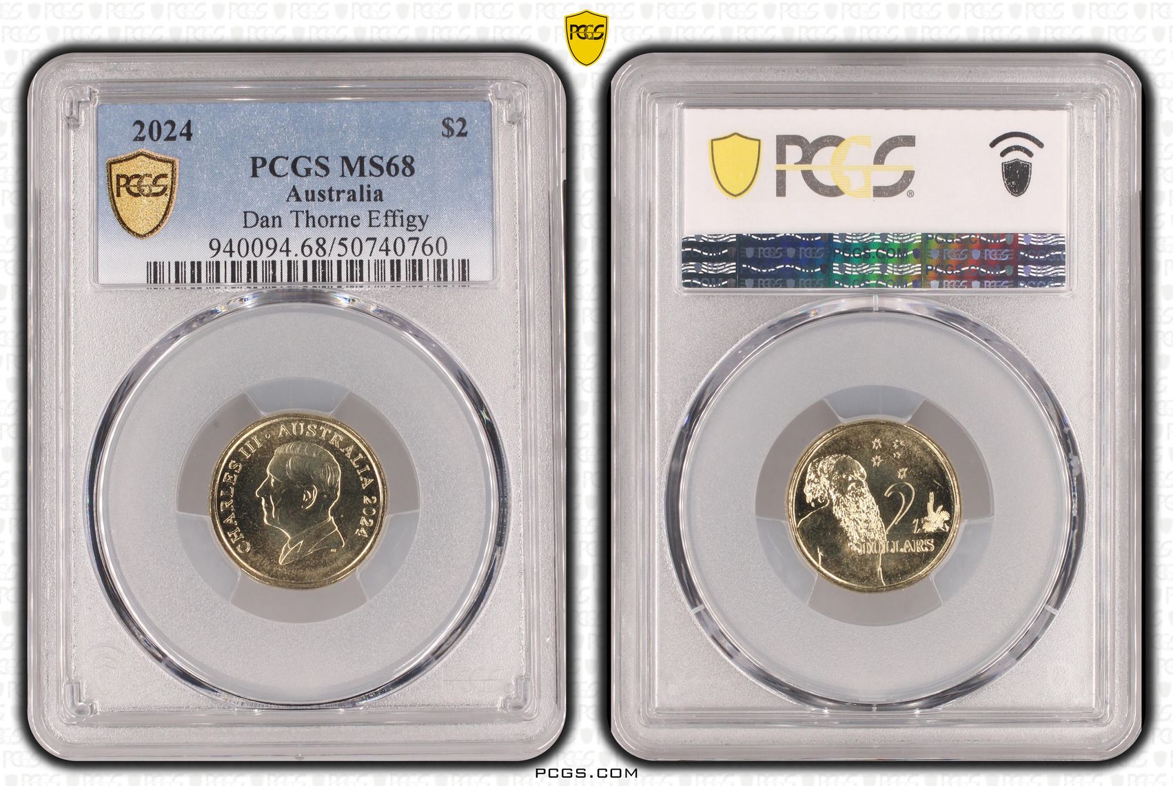 Dan Thorne Effigy , Two Dollar, 2024, PCGS MS68