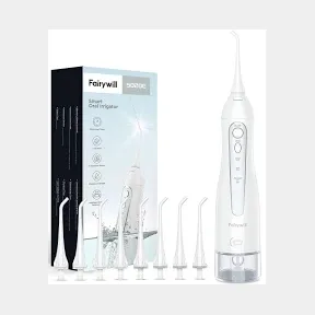 Fairywill 5020E Portable Water Flosser White | DEFECTIVE