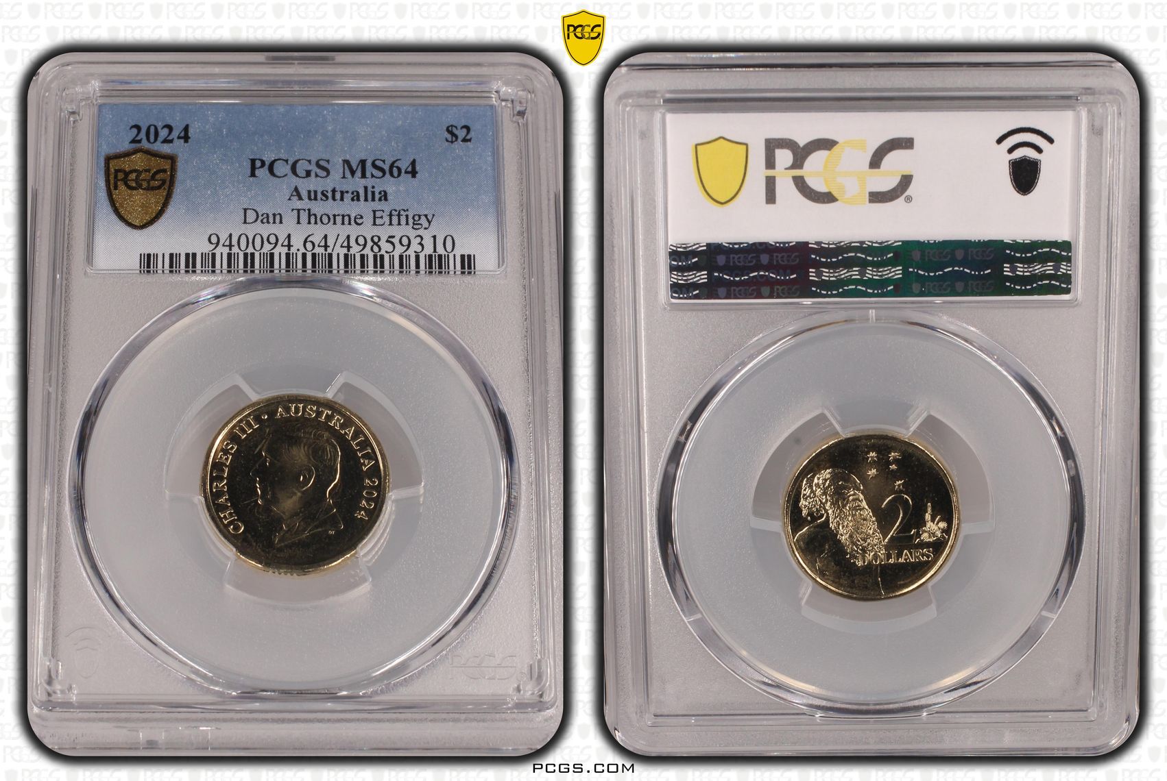 Dan Thorne Effigy , Two Dollar, 2024, PCGS MS64