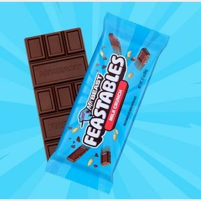 Mr Beast Feastables Milk Crunch Chocolate - 60g -52007/3