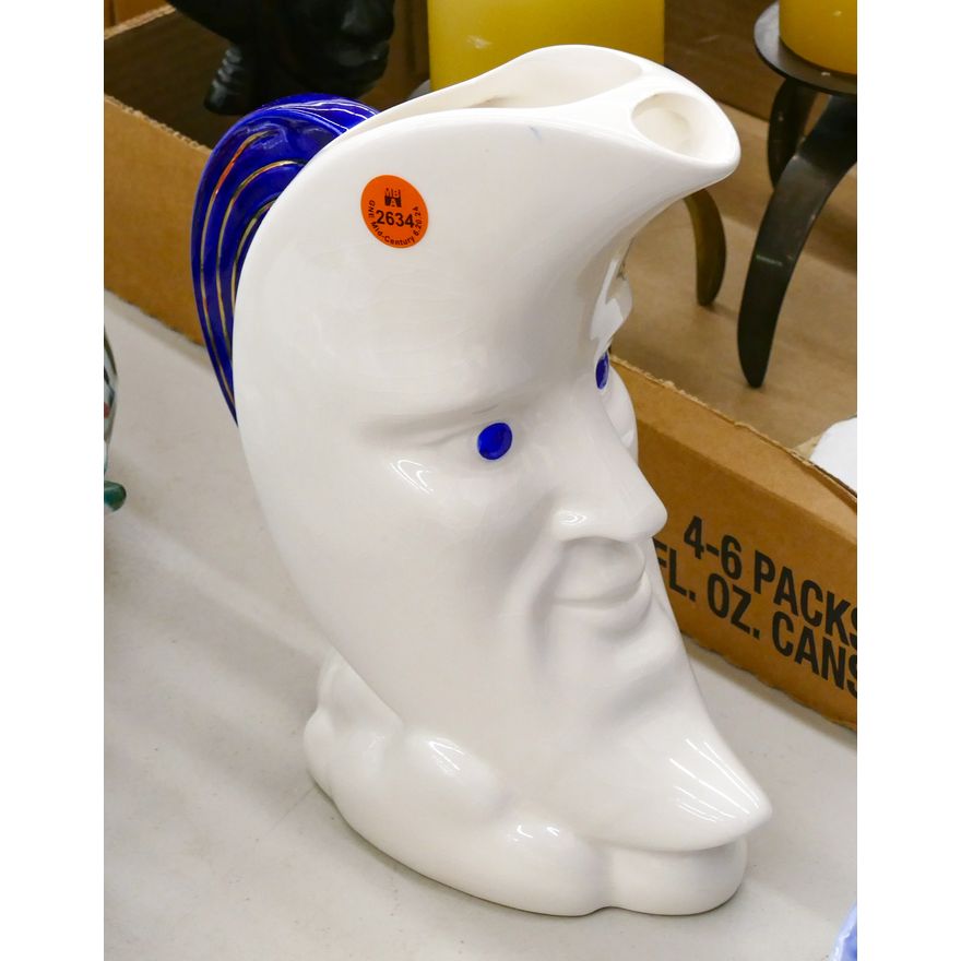 Vandor Imports Figural Moon Pitcher 9''