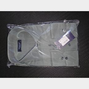 ASSENTE LONG SLEEVE, SLIM FIT SHIRT - L - 75820/112