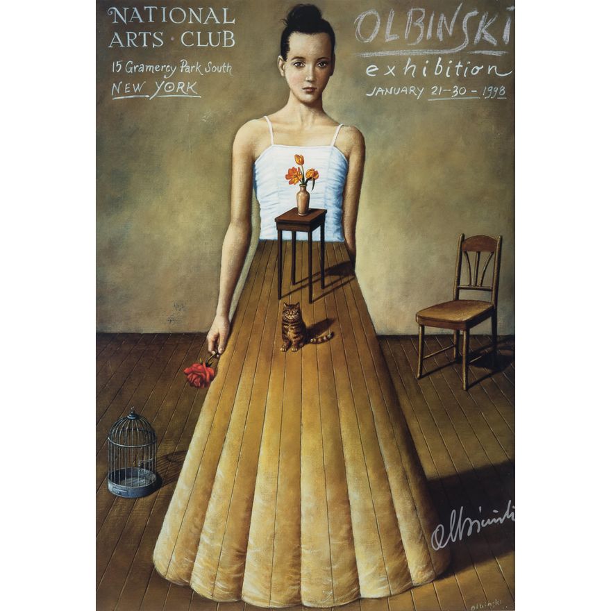 Rafał Olbiński | National Arts Club - Olbinski exhibition January 21-30-1998