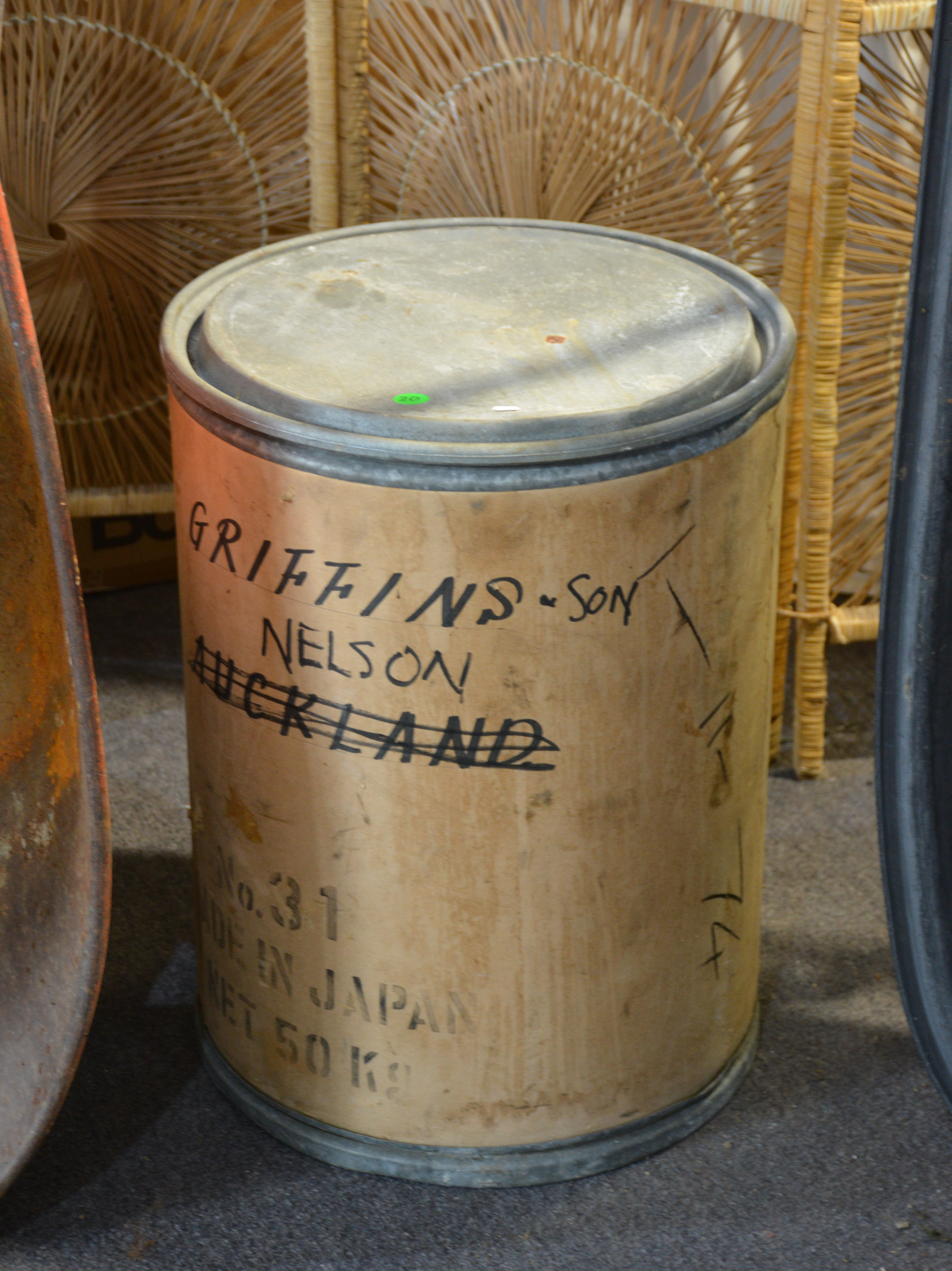 Vintage Griffin and Sons Lidded Container — NZ auction result