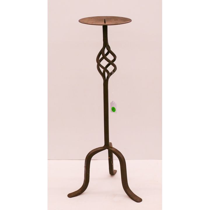 Wrought Iron Floor Pricket Candlestand- 25''