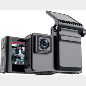 FRONT 2K INSIDE 2K DUAL DASH CAM CAR DASHBOARD CAMERA WITH INFRARED NIGHT VISION, 170 WIDE ANGLE, PARKING MONITORING