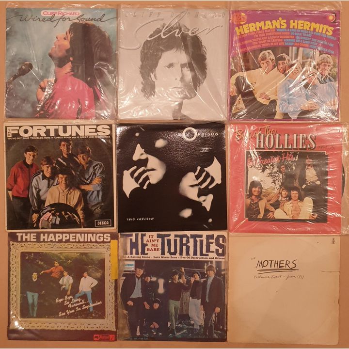 Vinyl Records (x9)