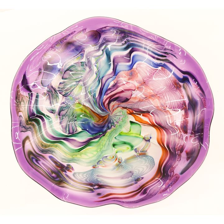 James Nowak ''Large Aquarium Center Bowl'' Glass