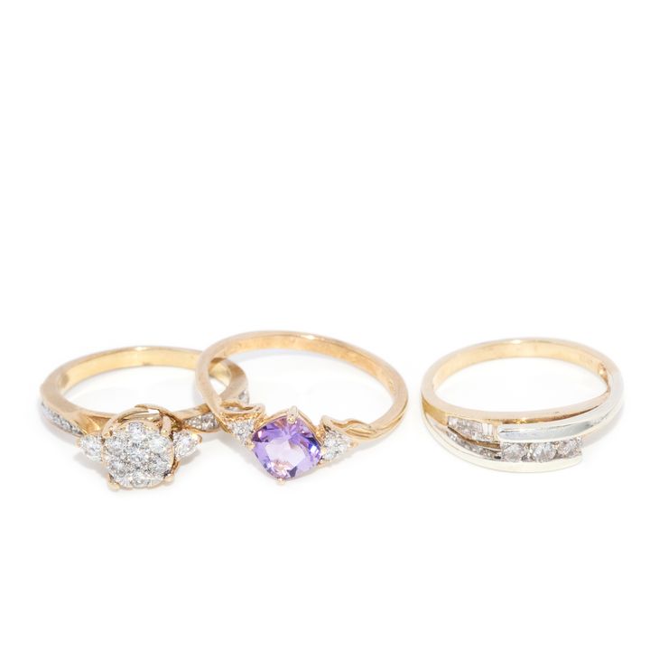 3 Gold Rings