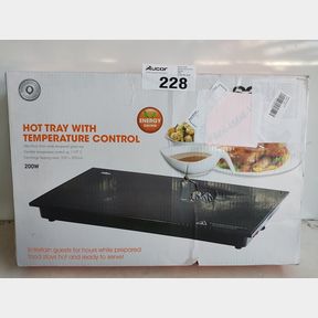 SALTON HOT TRAY WITH THERMOSTAT STS80 200W - BLACK -