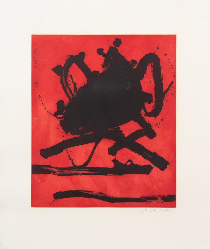 Robert Motherwell
(American, 1915-1991)
Red Sea II, 1979