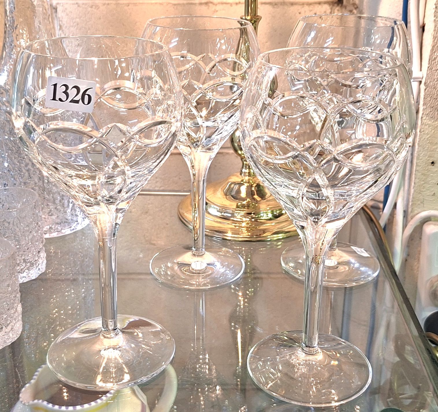 WATERFORD CLANNAD WINE GLASSES