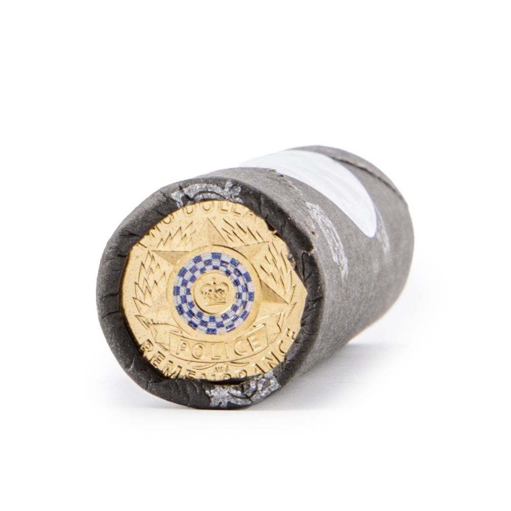 102 · Elizabeth II, Police Remembrance Cotton & Co Roll, Two Dollar, 2019,  UNC