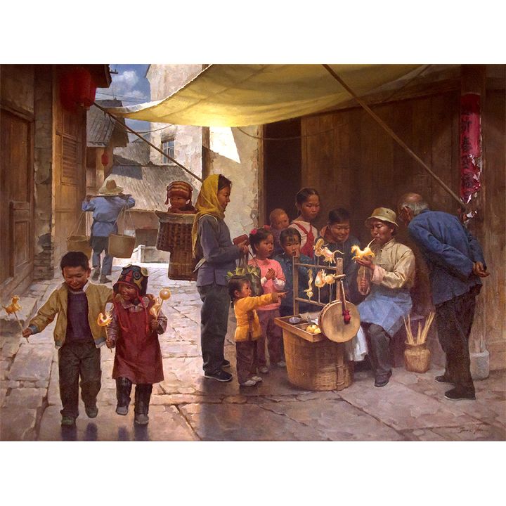 Jie Wei Zhou (1962- ), Candy Stand