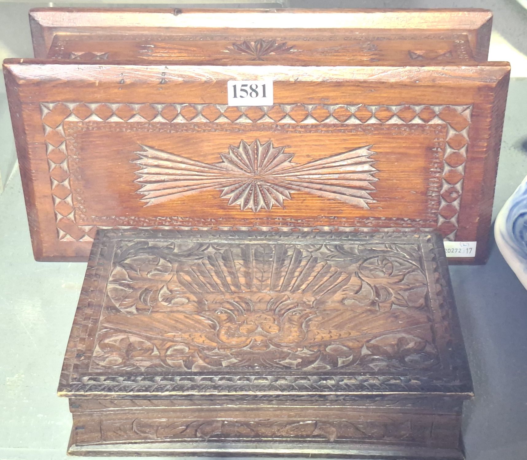 Chip Carved Boxes