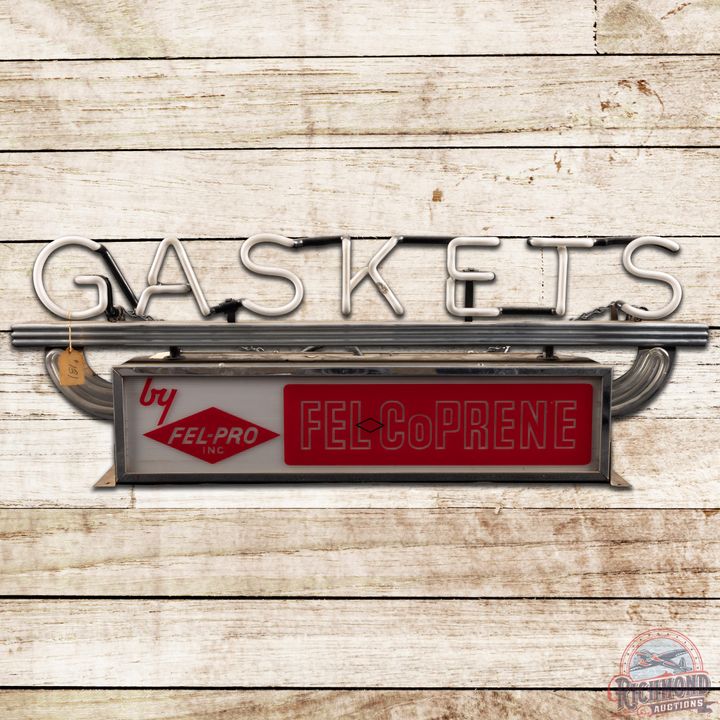 Fel-Pro Automotive FelCoPrene Gaskets Counter Top Lighted Neon Sign - 8.5