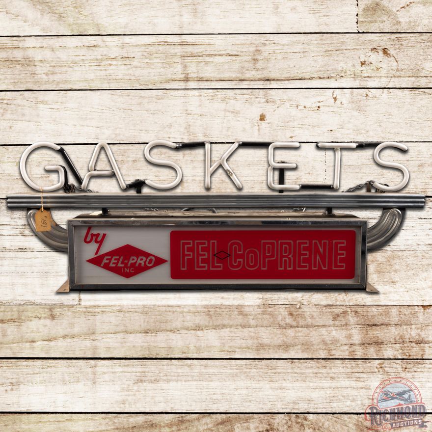 Fel-Pro Automotive FelCoPrene Gaskets Counter Top Lighted Neon Sign - 8.5