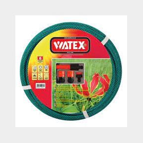BRAND NEW - Watex 6 Year Garden Hose Pipe -12mm x 30m With Fittings-50591/722 B2 (s1)