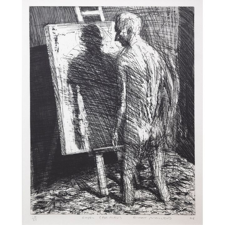 Euan Macleod 'Easel (For Alex) '