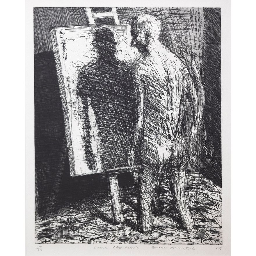 Euan Macleod 'Easel (For Alex) '