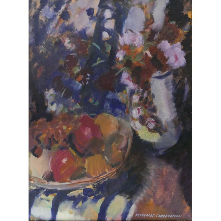 Margaret Camfferman ''Arabesque'' (Still Life) Oil