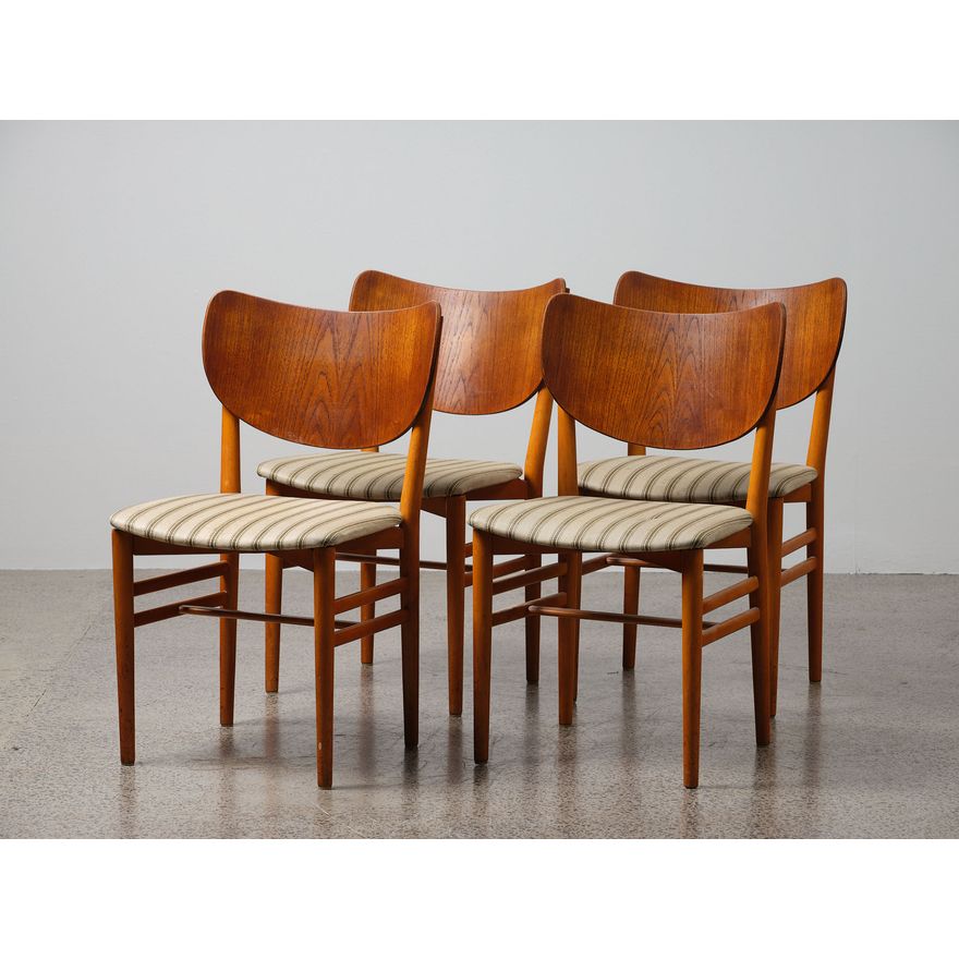 Nils and Eva Koppel for Slagelse Furniture - Set of four dining chairs