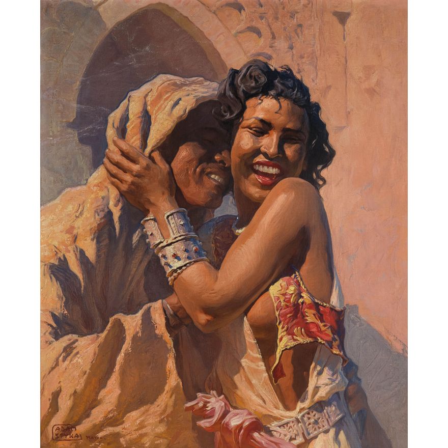 Adam Styka | Amorous (Kochanek) / Marokański romans, przed 1939 r.
