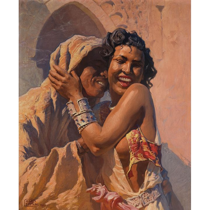 Adam Styka | Amorous (Kochanek) / Marokański romans, przed 1939 r.