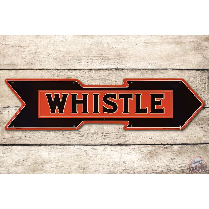 Whistle Right Facing Metal Arrow Sign TAC 9.25